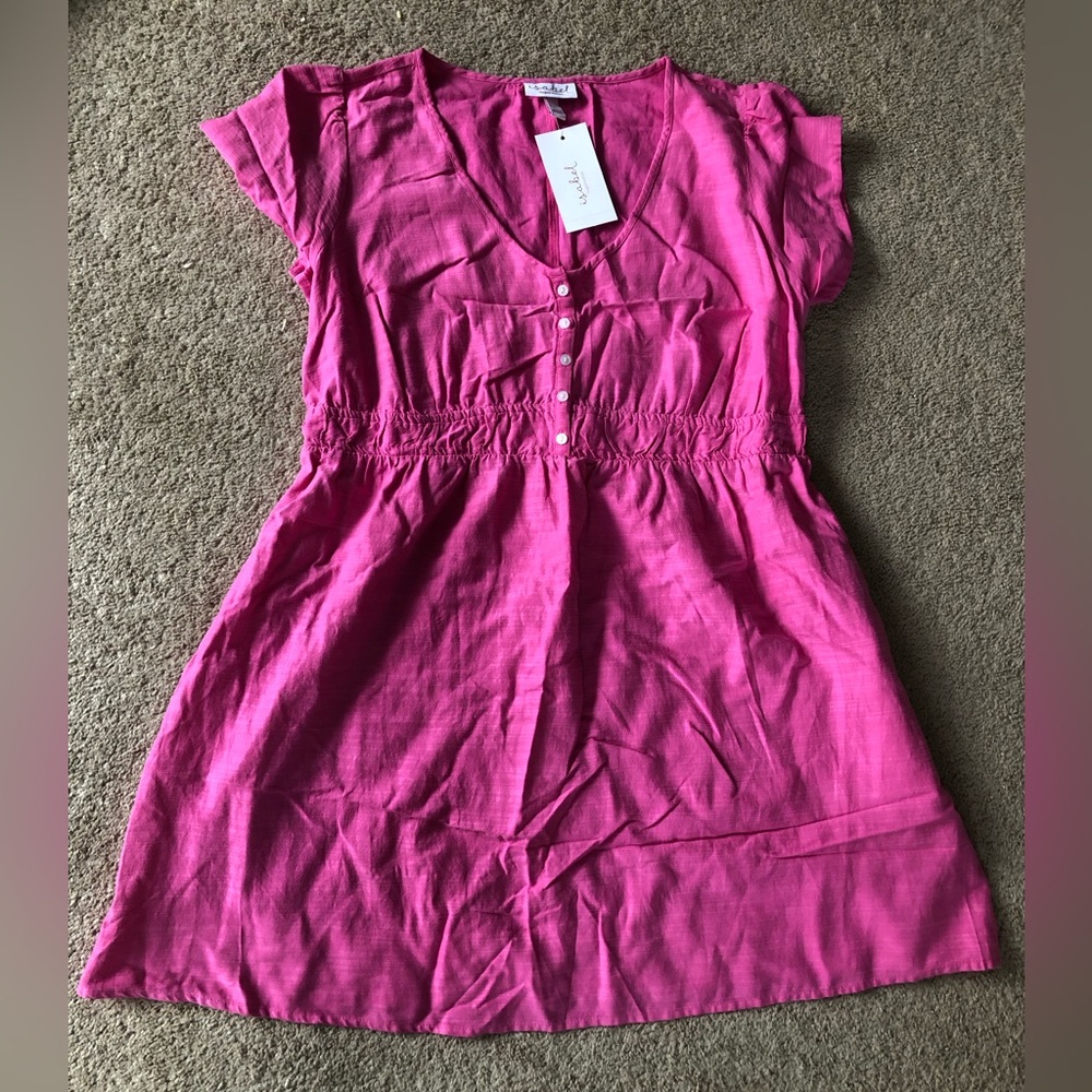 Isabel maternity pink dress size large